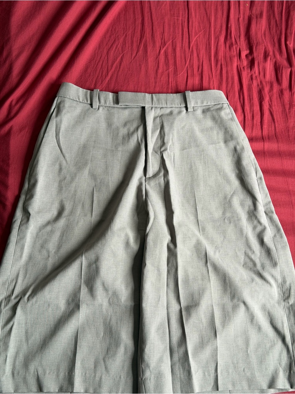 Uniqlo Men's Light Size XS Gray Pleated Hybrid Shorts